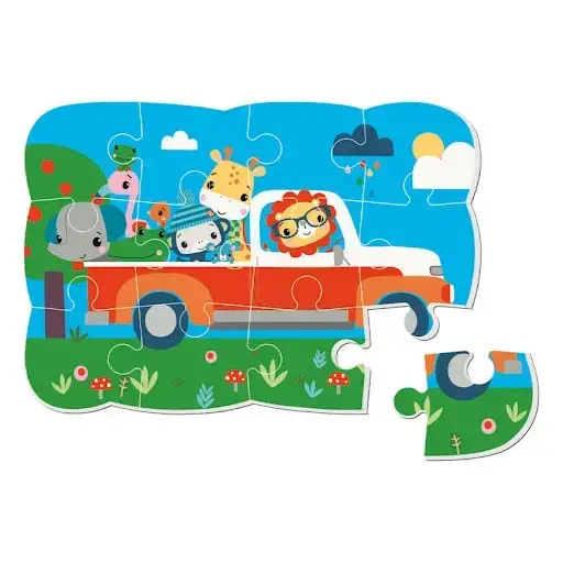 

Бебі-пазли максі на магніті "Fisher Price. Весела поїздка" A5 №VT3205-97