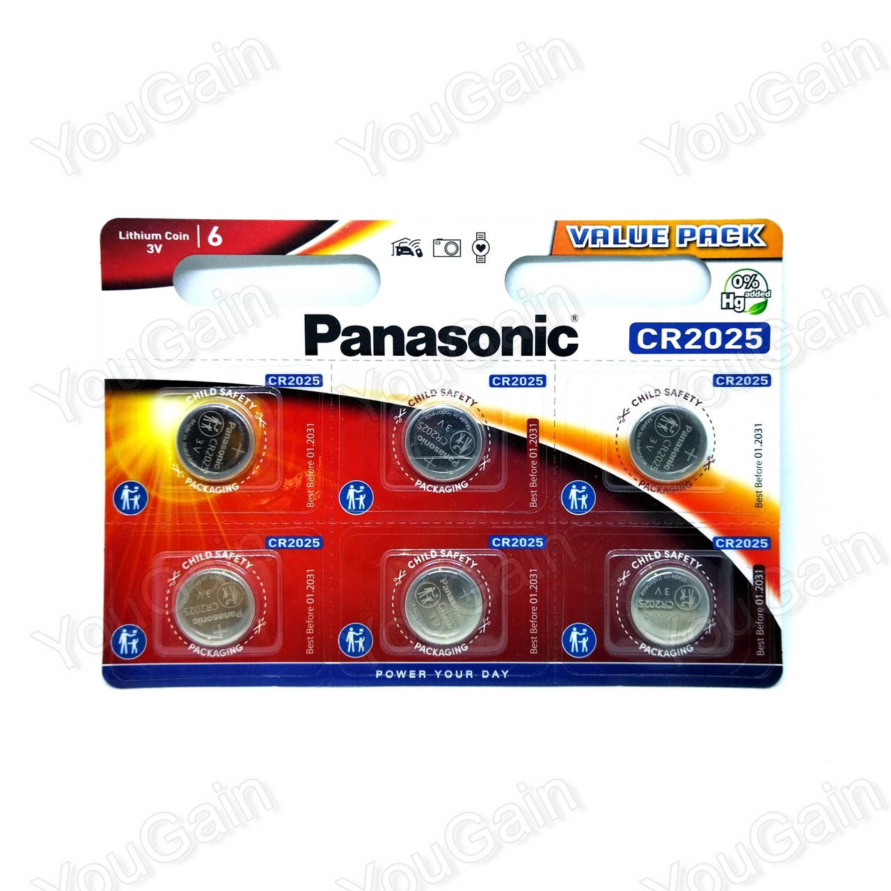 

Батарея литиевая CR2025 Panasonic