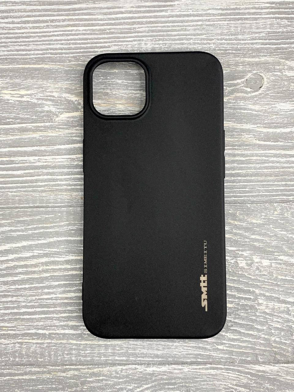 

TPU чехол Smitt накладка бампер для iPhone 13 (айфон 13) (2 цвета) черный