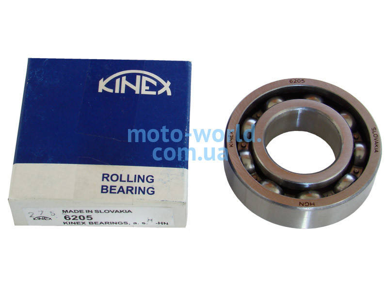 

Подшипник распредвала Урал, МТ, Днепр, К-750 6205 Kinex (Словакия)