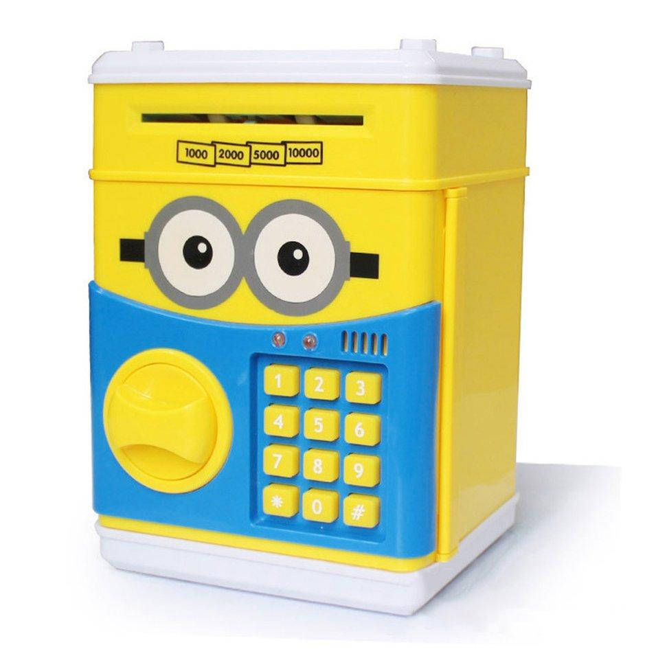 

Электронная копилка сейф с кодовым замком Minion, Желтый