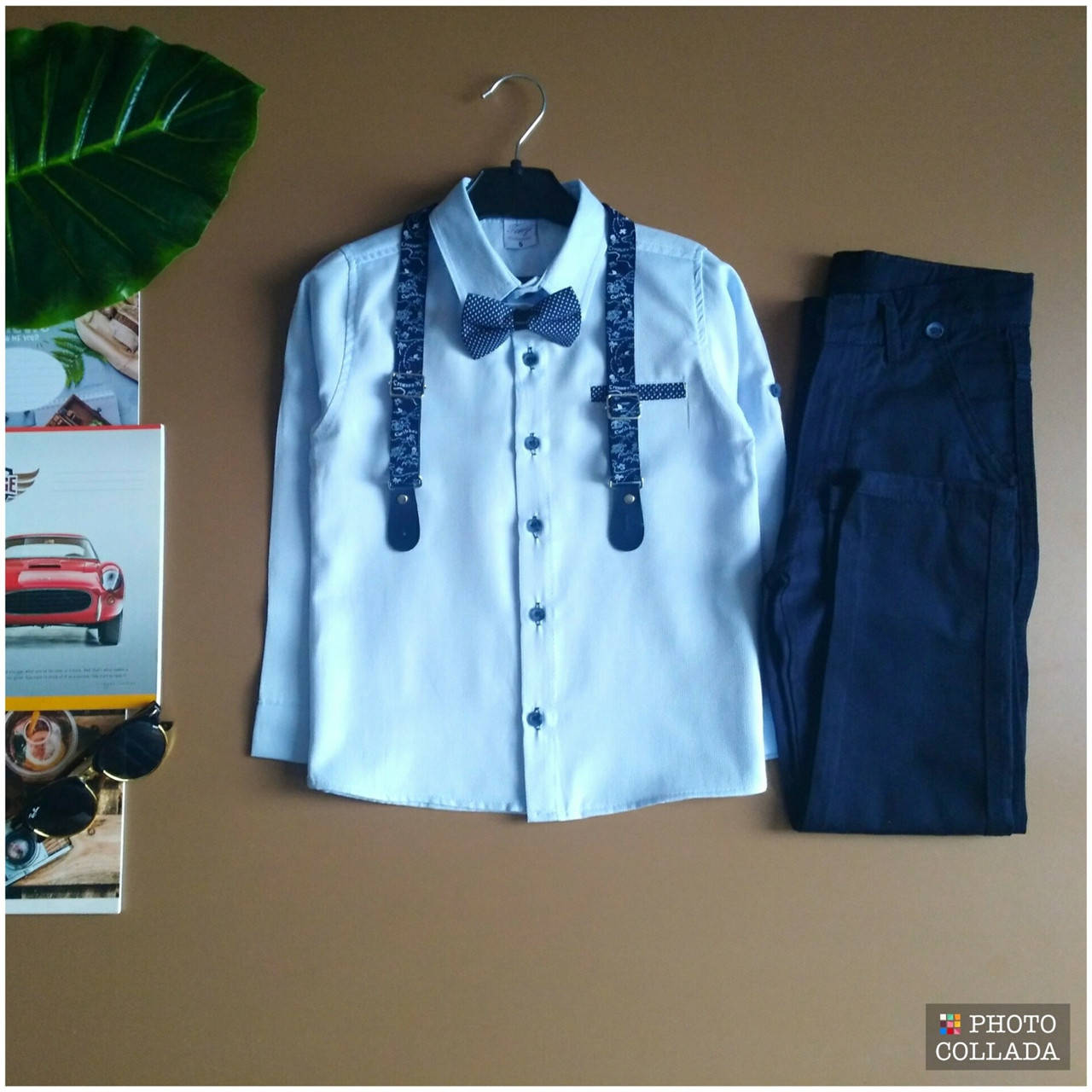 

Нарядный костюм для мальчика. Костюм праздник с бабочкой и подтяжками. рр 5,6,7,8лет 8