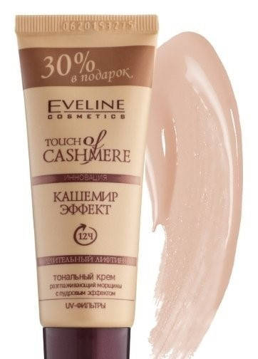 

Тональный крем "Кашемир-эффект" Touch Of Cashmere Eveline Cosmetics Слоновая кость