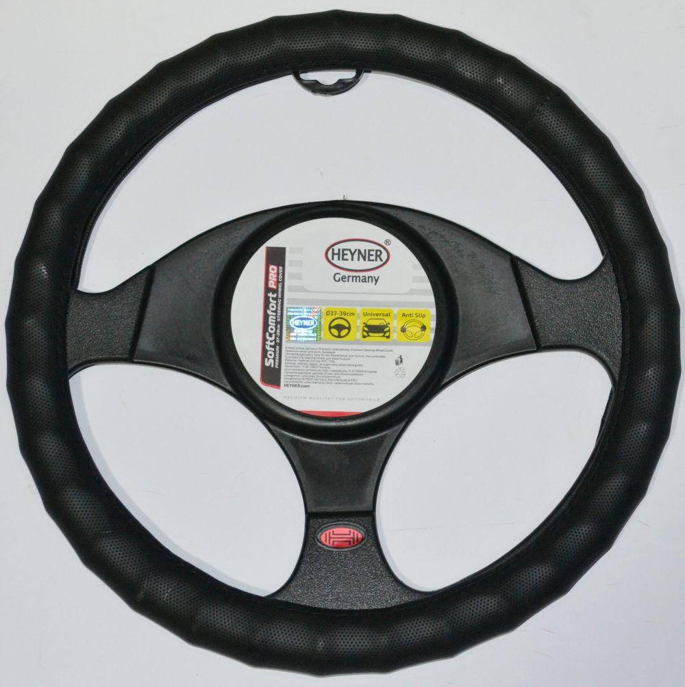 

Оплетка на руль "M" Heyner Premium черная 600 000, Черный