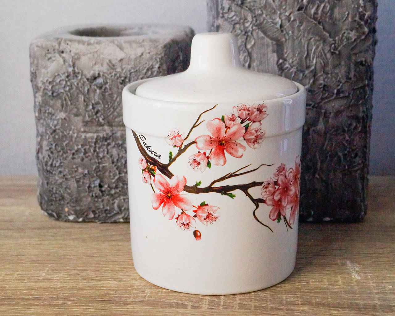 

Сахарница керамическая 600 мл Сакура