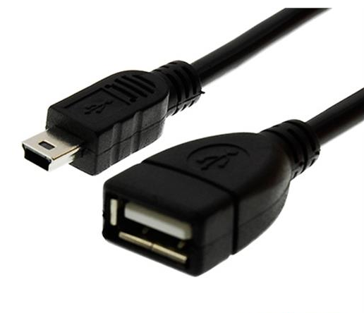 

Кабель USB Micro OTG 15 см, Черный