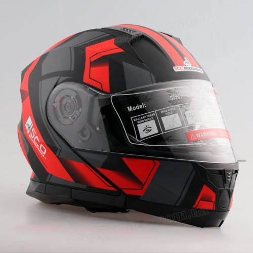

ШЛЕМ ТРАНСФОРМЕР SCO-162 BLACK-RED