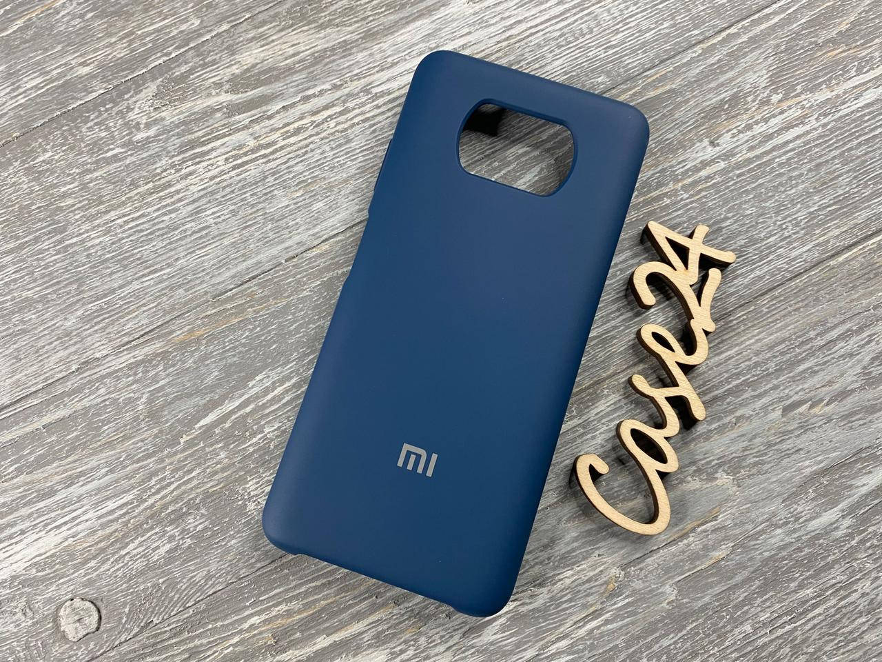 

Чехол Soft touch для Xiaomi Poco X3 NFC (8 цветов) синий