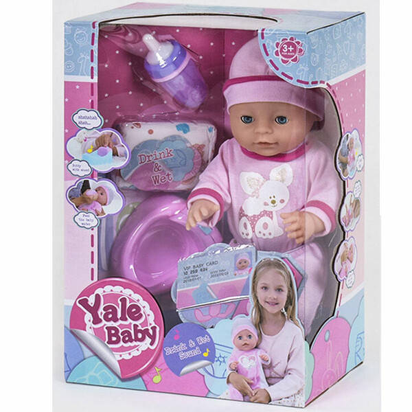 

Пупс Yale Baby 42 см интерактивный функциональный для девочки с музыкальным горшком (44247)