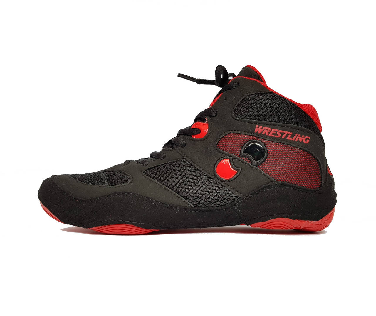 

Борцовки детские Wrestling Shoes GS, Black/Red 35 (23см), Черный