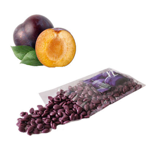 

100 г воск для депиляции пленочный в гранулах Plum ItalWax - слива, 100 г