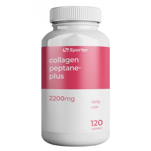 

Гидролизат коллагена Sporter Collagen Peptane Plus 2200 мг 120 таб.