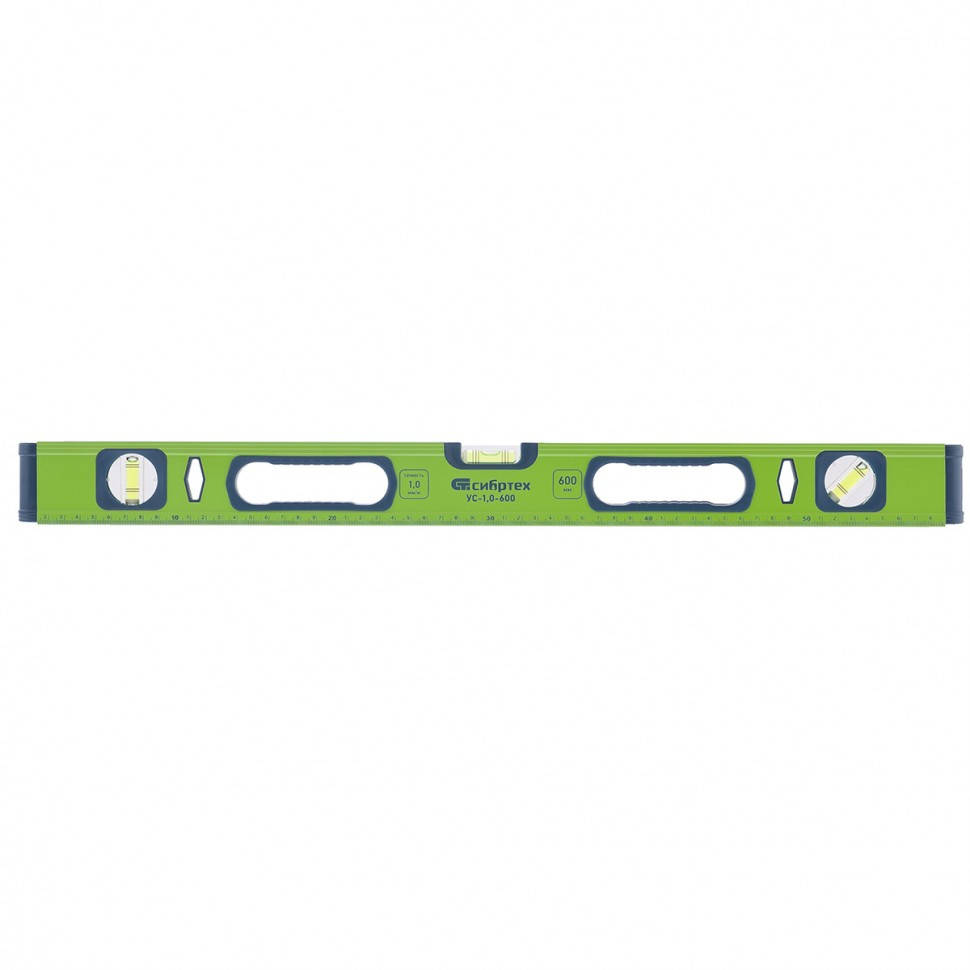 

Уровень алюминиевый УС-1 0-1000 фрезерованный 3 глазка рукоятки 1000 мм Сибртех 34103