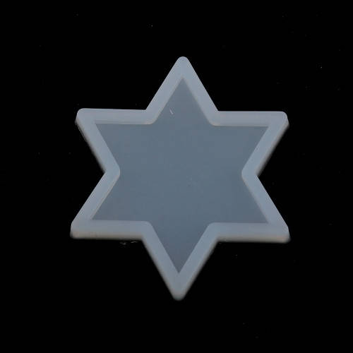 

Форма для эпоксидной смолы Finding Молд звезда давида шестиконечная Белый Силикон 7 см х 6 см