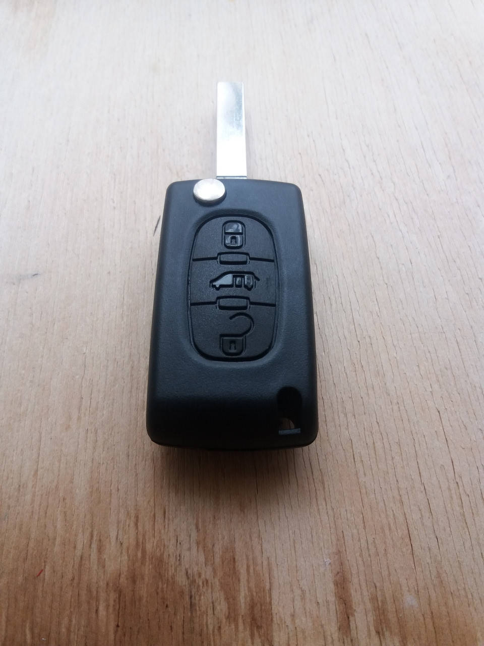 

Корпус выкидного ключа для Fiat Scudo (Фиат Скудо) 3 - кнопки средняя (бусик)