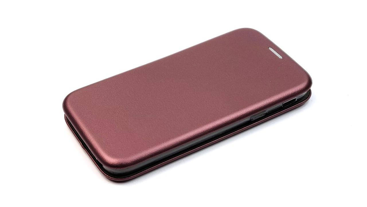 

Чехол книжка Level для Samsung Galaxy J3 2017 J330 Экокожа Бордовый