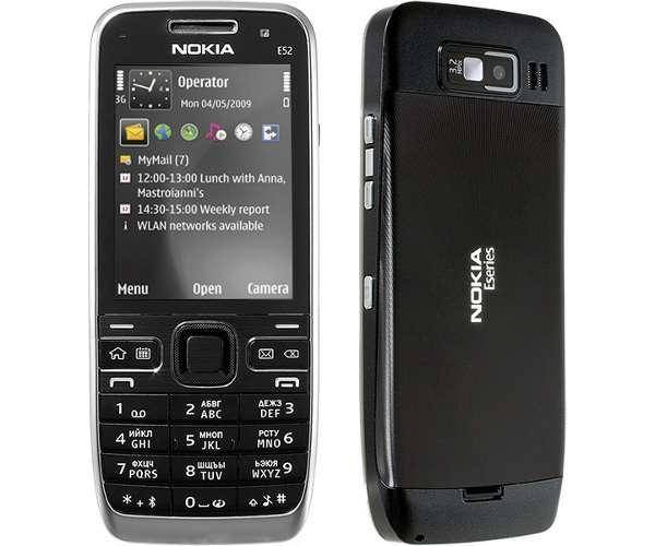 

Мобильный телефон Nokia E52 Black 1500 mAh