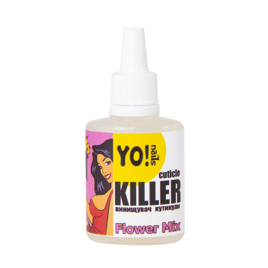 

Yo!Nails Сuticle Killer Flower Mix - ремувер для кутикулы, 30 мл
