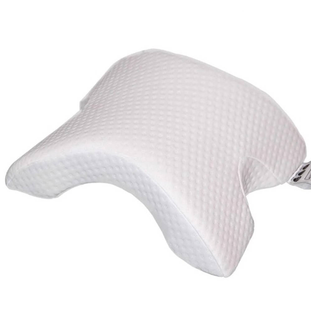 

Ортопедическая Подушка туннель с памятью Memory Foam Pillow с тоннелем для руки для шеи с пеной Белая, Белый