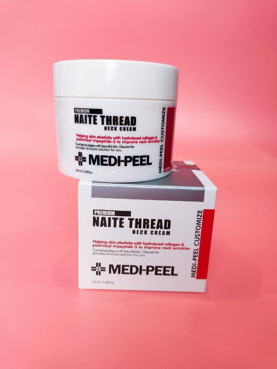 

Пептидный крем для шеи и декольте Medi-Peel Naite Thread Neck Cream 100 мл
