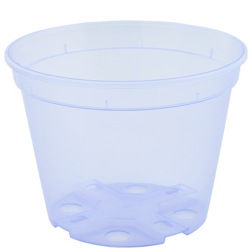 

Вазон для орхидеи дренажный фиолетовый прозрачный 9* 6,5 см