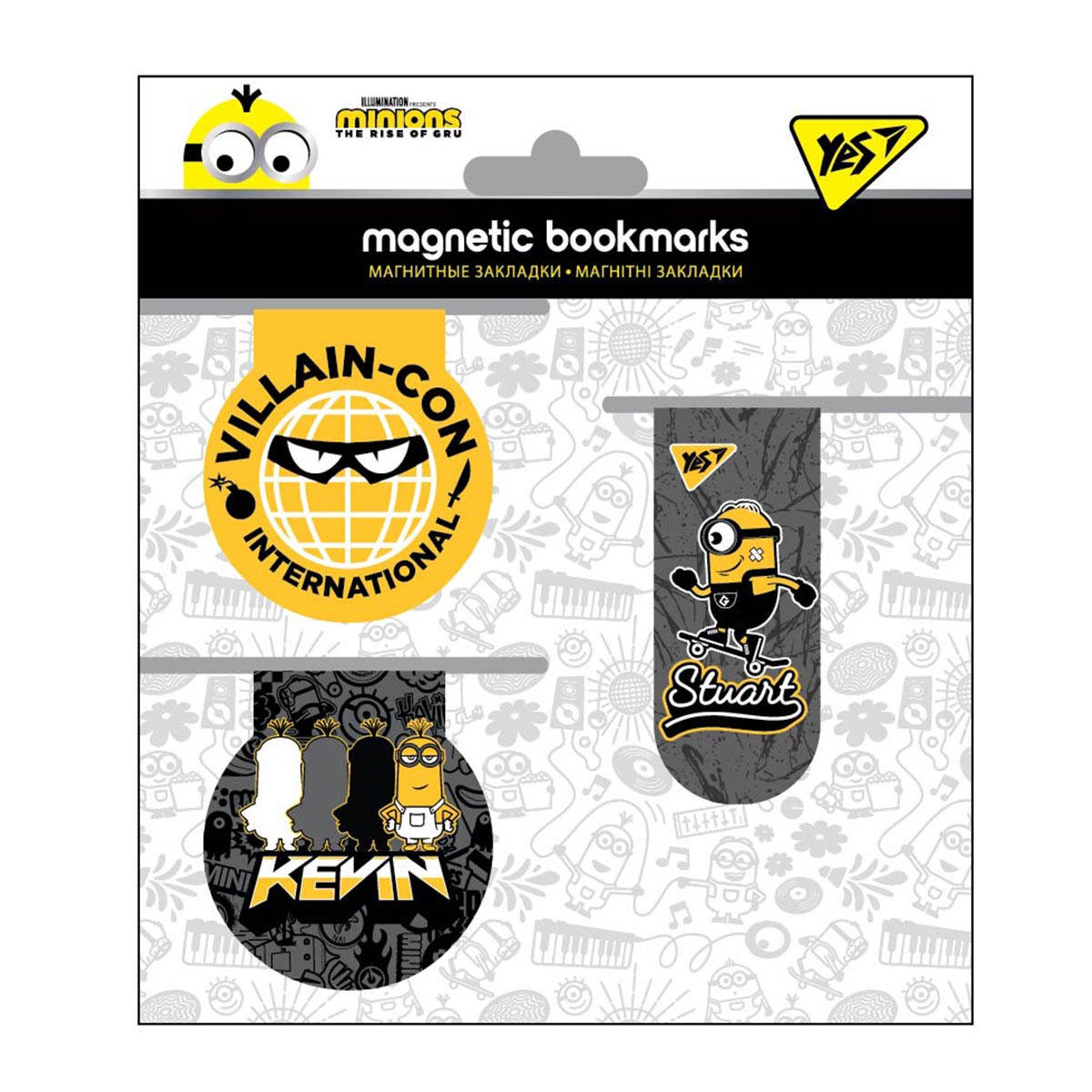 

Закладки магнитные YES Minions 3 шт. (707565)