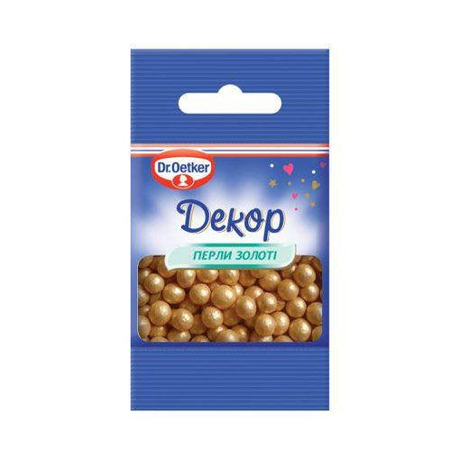 

Посыпка кондитерская Жемчуг золотой Dr.Oetker 10г