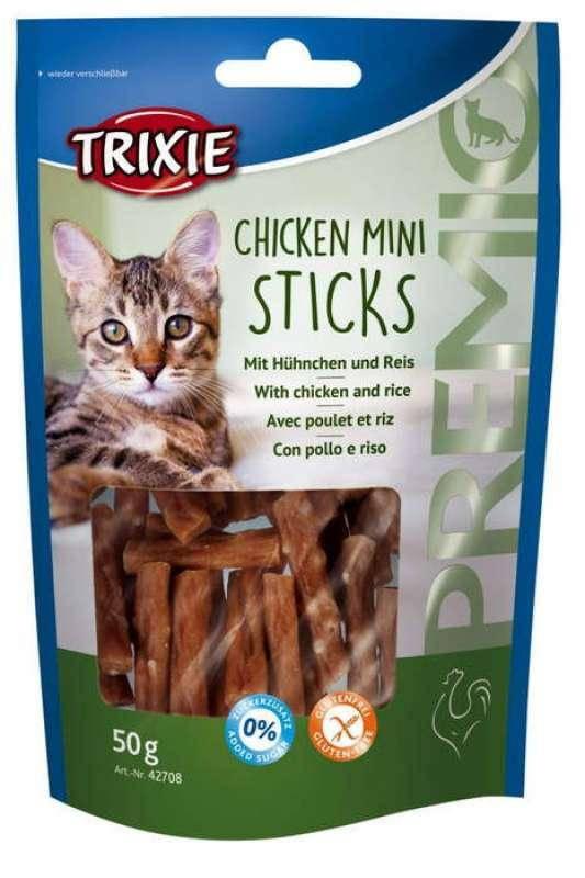 

Trixie PREMIO Mini Sticks 50 г - Лакомство с курицей и рисом для кошек