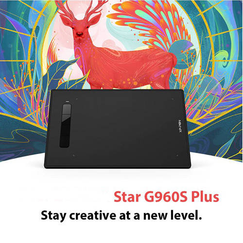 

Графический планшет XP-PEN Star G960s PLUS с поддержкой Android,Chrome OS, Черный