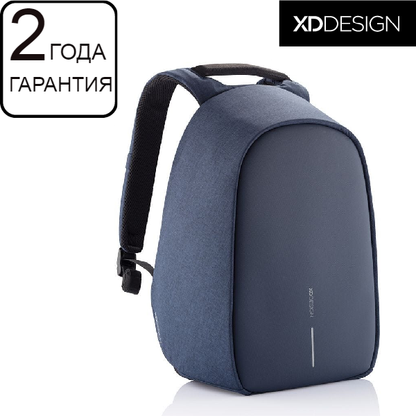 

Антивор рюкзак XD Design Bobby Hero Navy 15.6", темно-синий