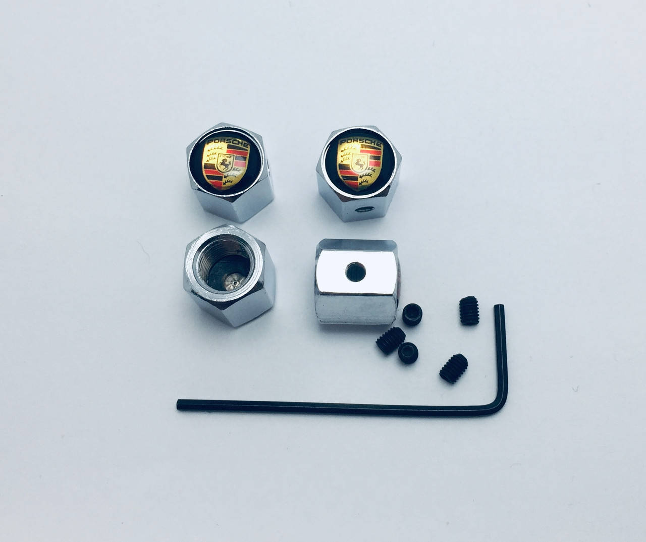 

Колпачки ниппеля Porsche черные, Черный