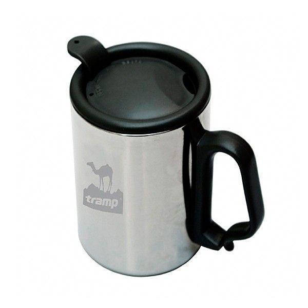 

Термокружка с поилкой 300мл Tramp TRC-018 silver/black