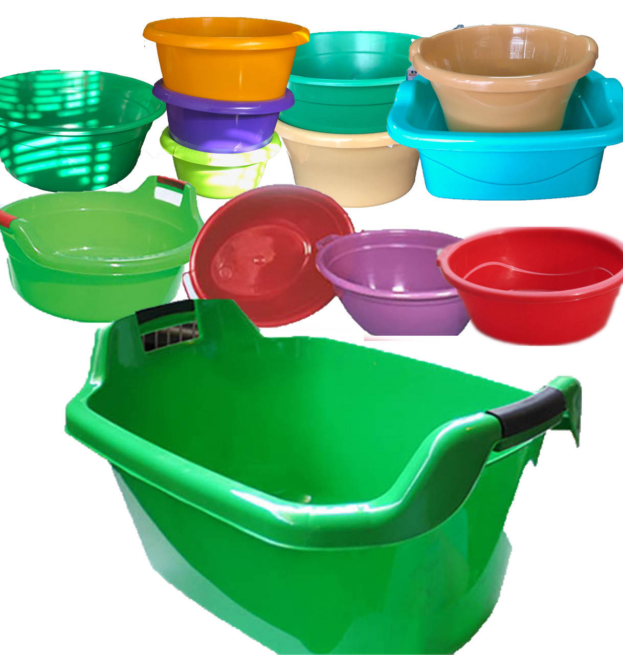 

Таз пластмассовый овальный с ручками Консенсус 65л РАЗНЫЕ ЦВЕТА