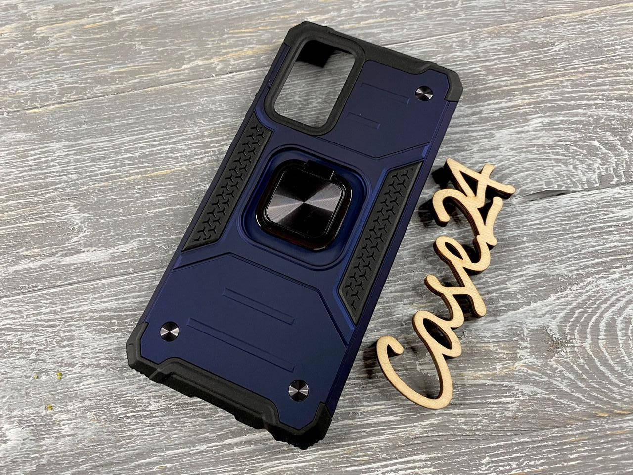 

PC + TPU чехол New Armor на Samsung Galaxy A52 (2 цвета) синий