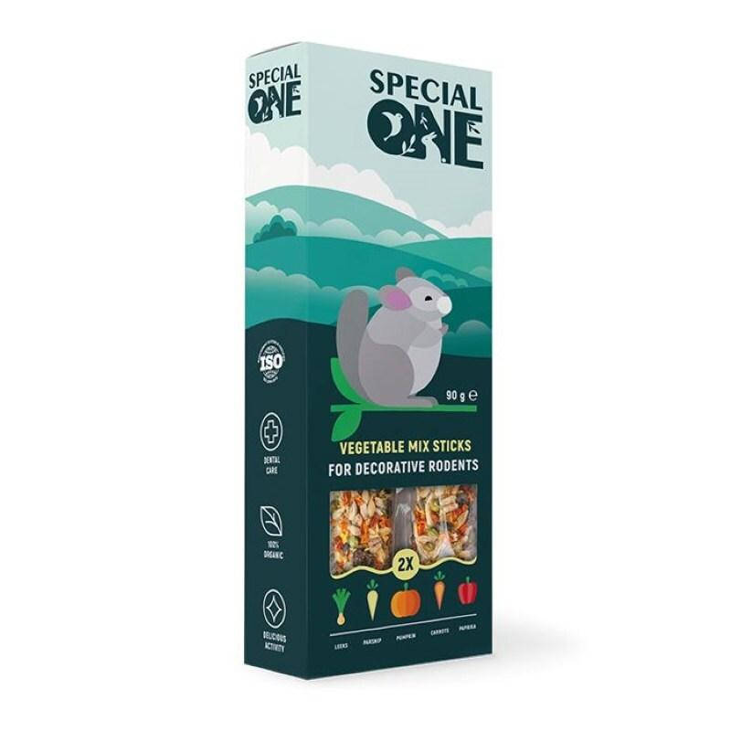 

Special One Vegetable Mix Sticks 90 г - Палочки Овощной микс для декоративных грызунов