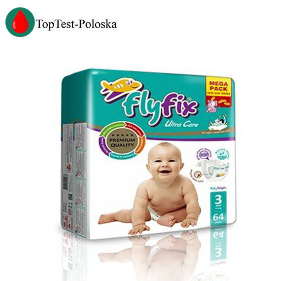 

Детские памперсы Fly Fix 3, 4-9 кг, 64 шт., Белый