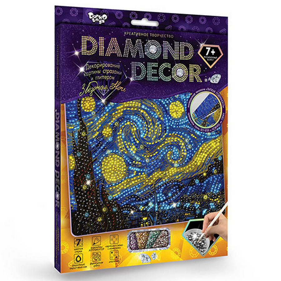 

Алмазная мозаика 'DIAMOND DECOR' Вангог (DD-01-06)