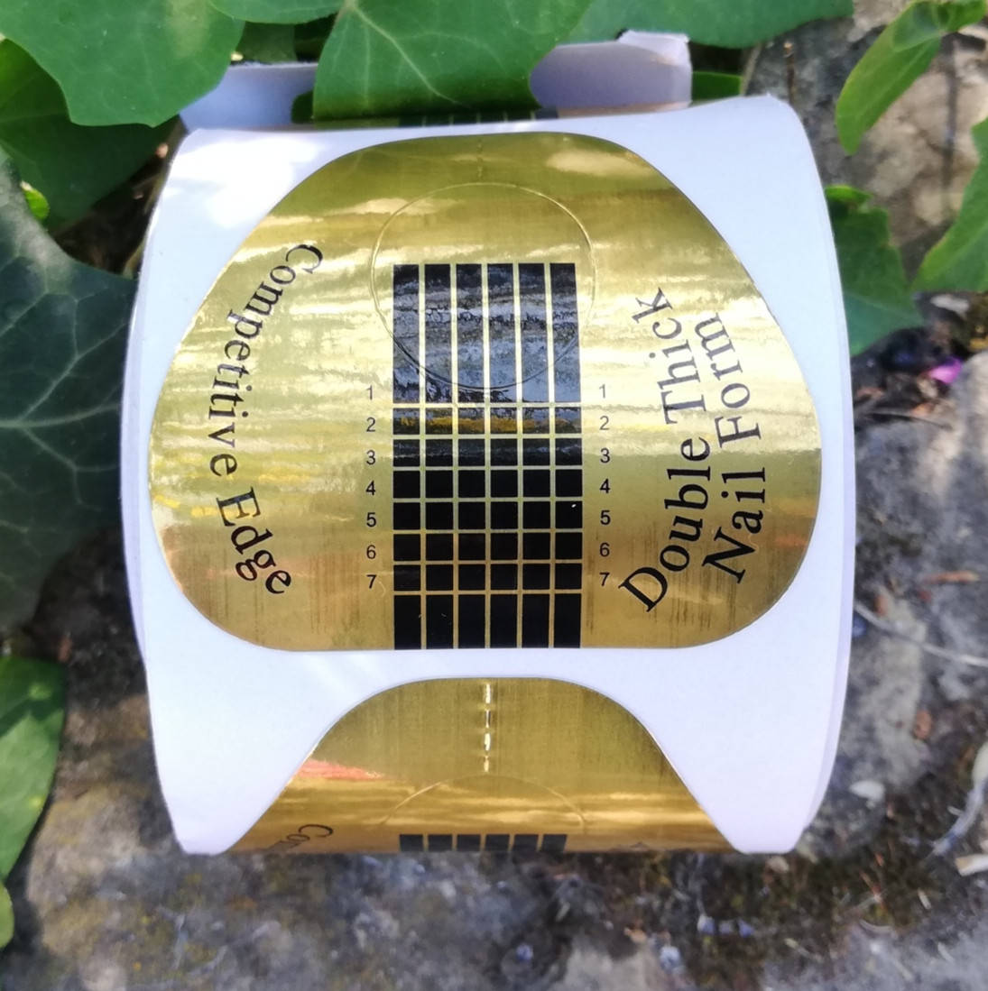 

РУЛОН 500шт Золотые формы для наращивания, Золотистый