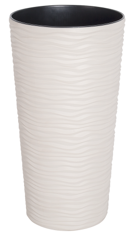 

Кашпо "Фьюжн" с вкладышем 16см, h-30см Белая роза