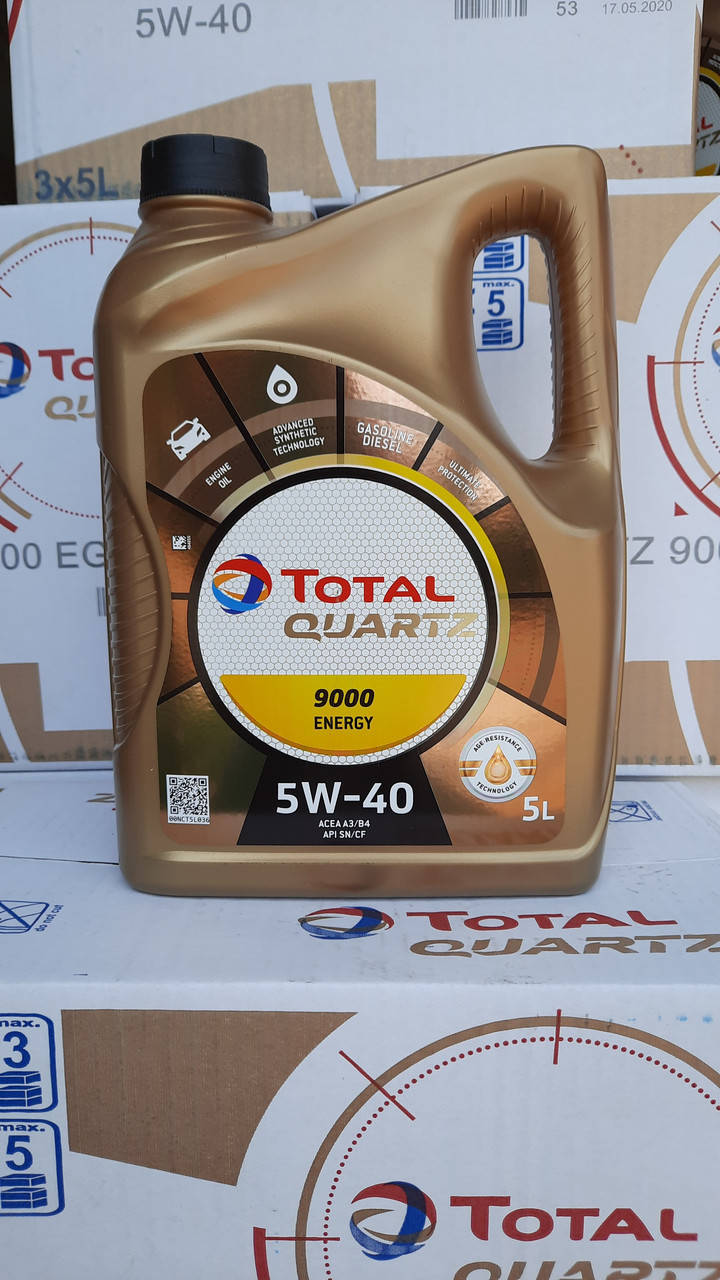 

Моторне масло синтетическое Тотал Кварц Total Quartz 9000 Energy 5W-40 (5 литров)