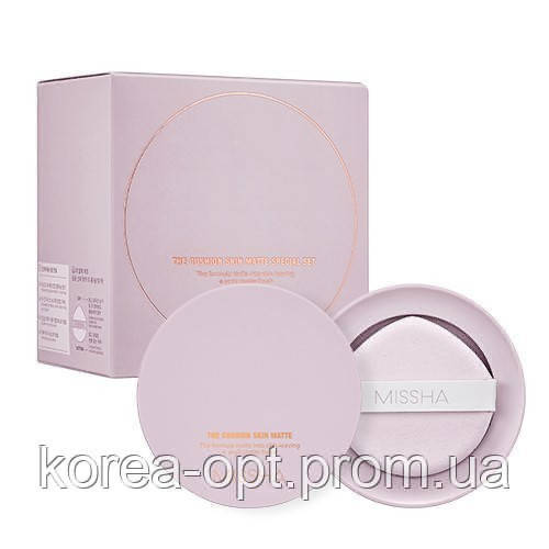 

Матирующий кушон с рефилом MISSHA The Cushion Skin Matte #22 Beige 15 г + 15 г