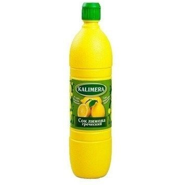 

KALIMERA Сік лимону грецький 100%, без замінників, 330 мл ПЕТ