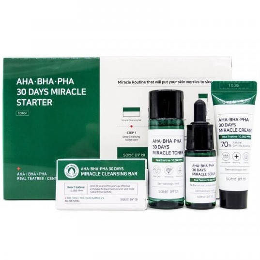 

Набор для проблемной кожи с кислотами Some By Mi AHA/BHA/PHA 30Days Miracle Starer Kit Edition