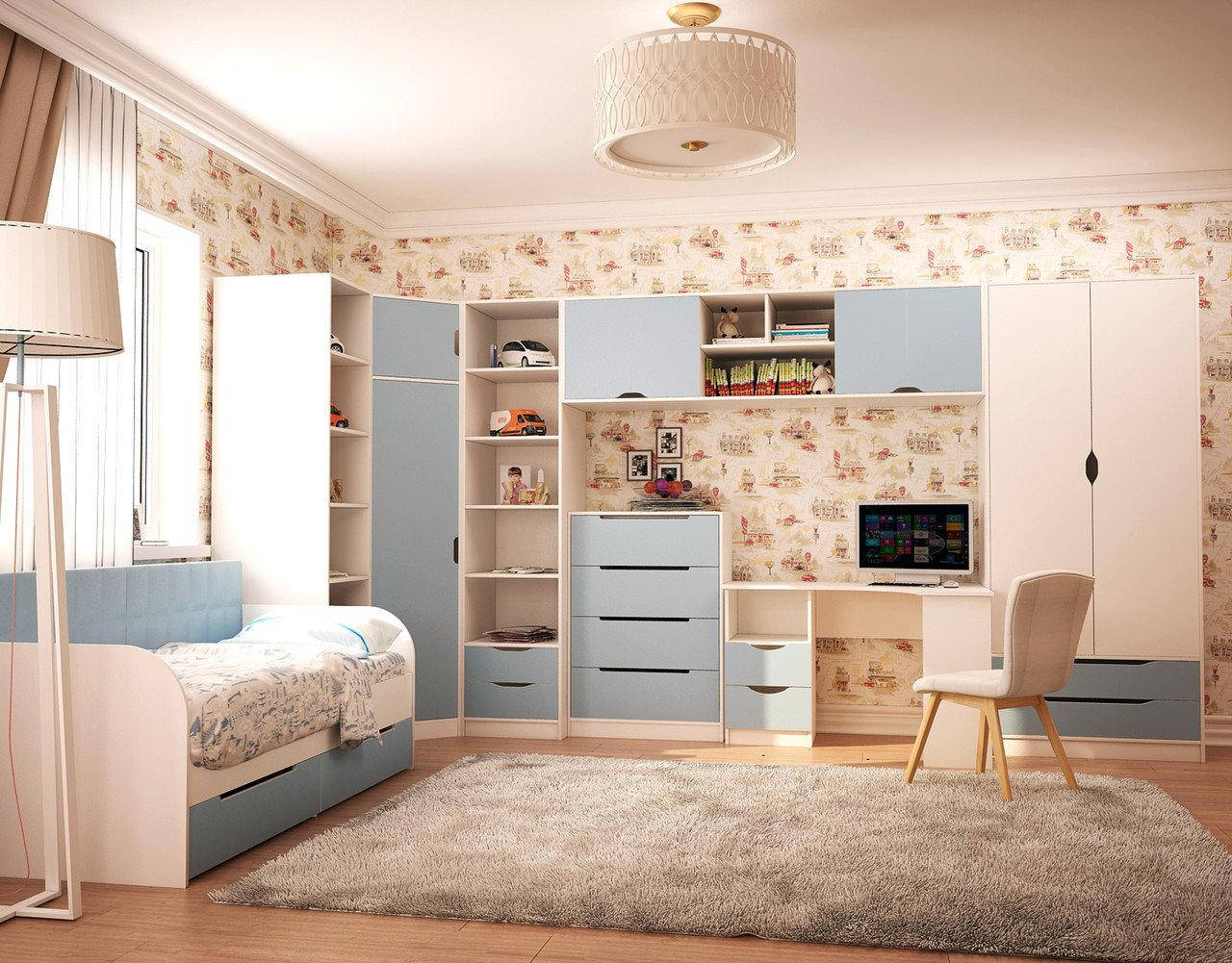 

Детская комната для подростка "Тетрис"