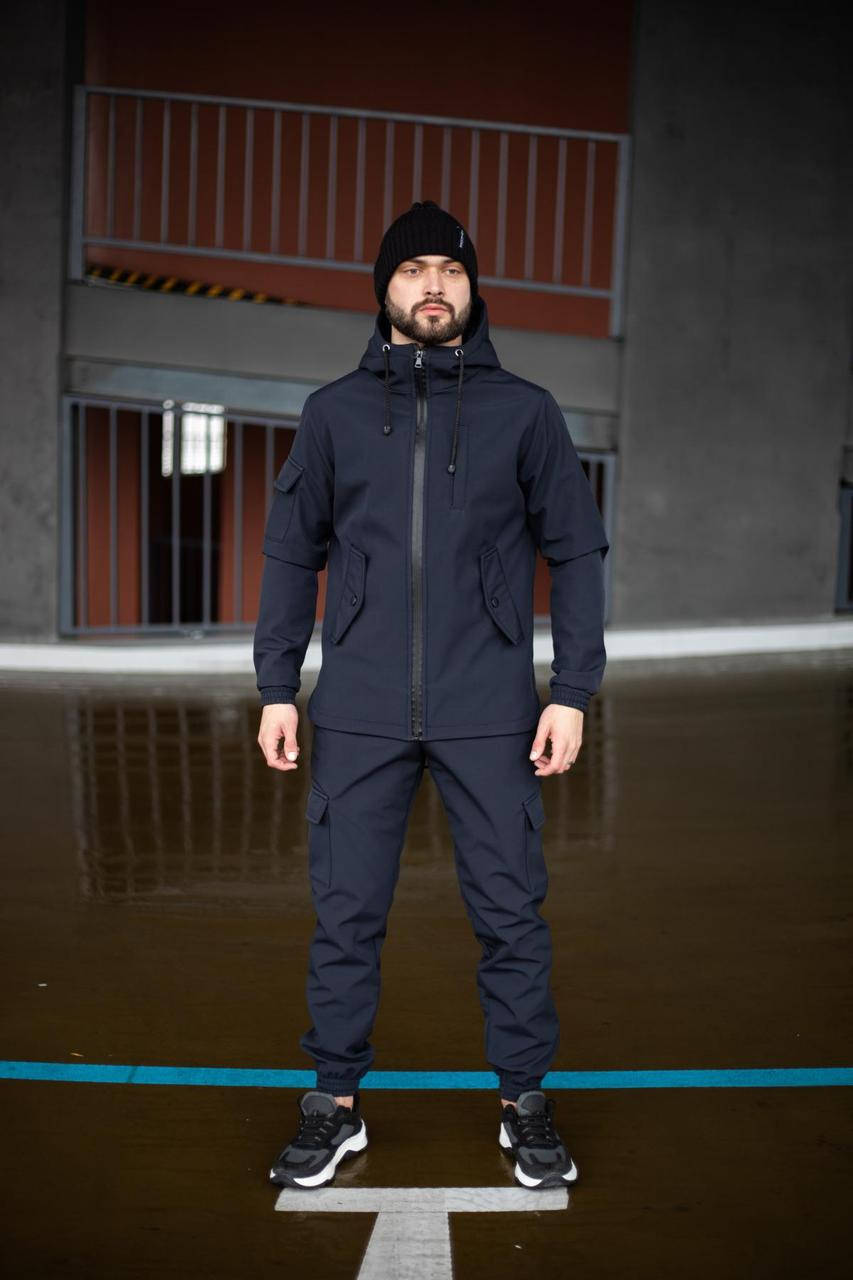 

Костюм чоловічий Intruder "Softshell" Navy M, Темно-синий