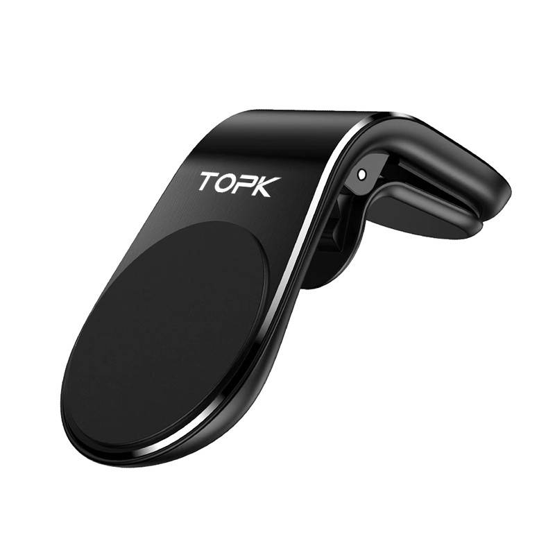 

Автодержатель для телефона магнитный TOPK D11 черный (D11-BL)