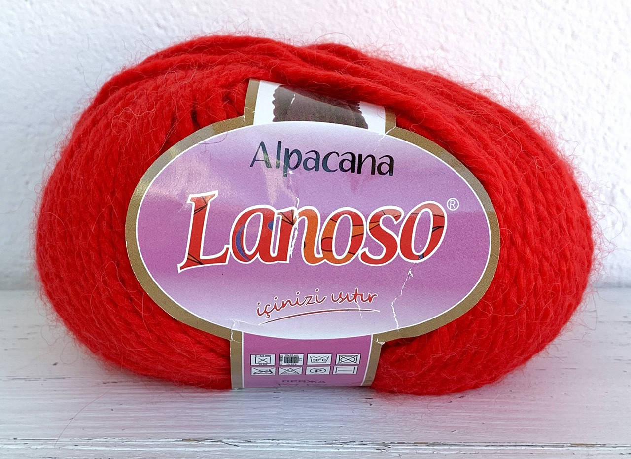 

Lanoso Alpacana ярко-красный № 3030