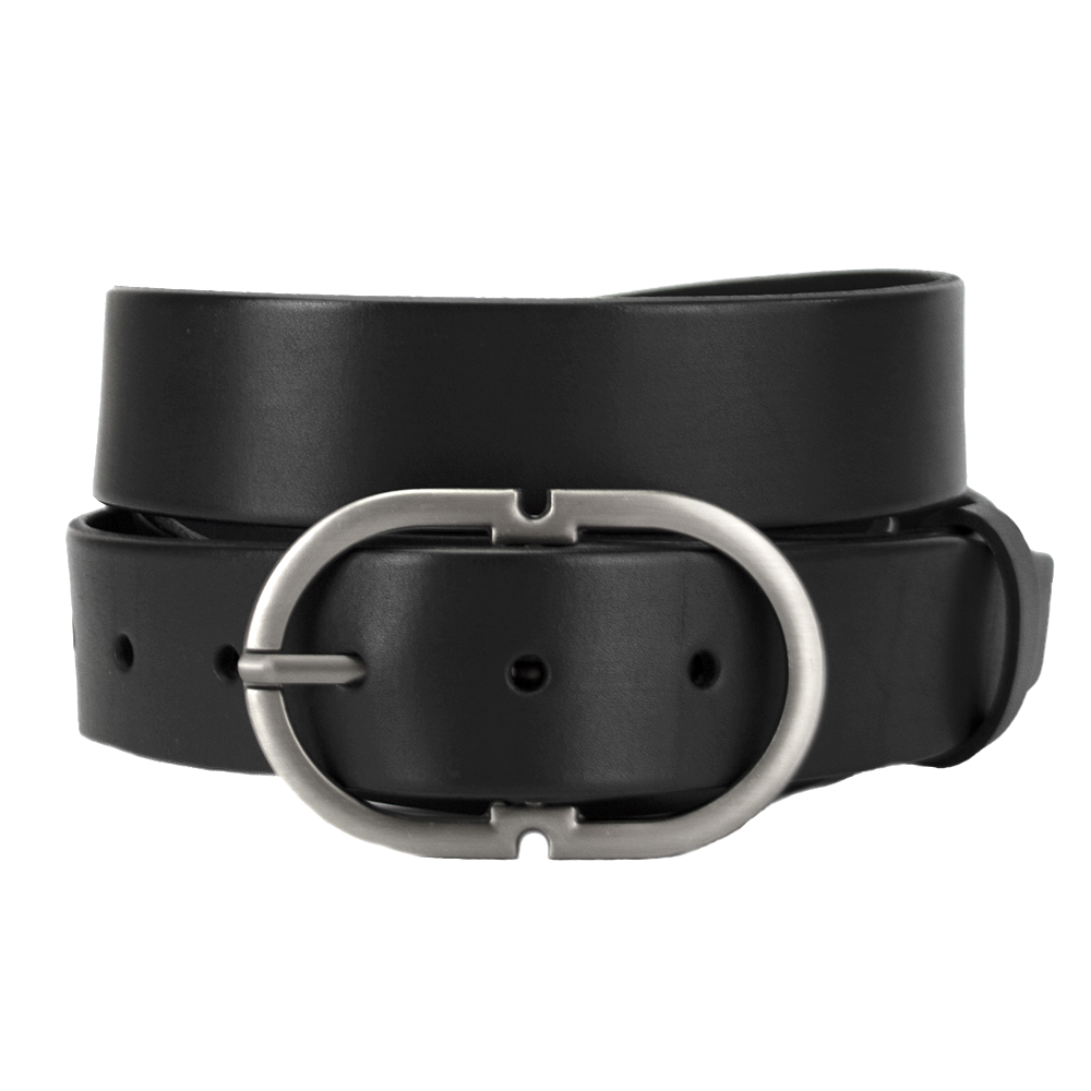 

Ремень кожаный женский черный под джинсы SF-3557 black (130 см)