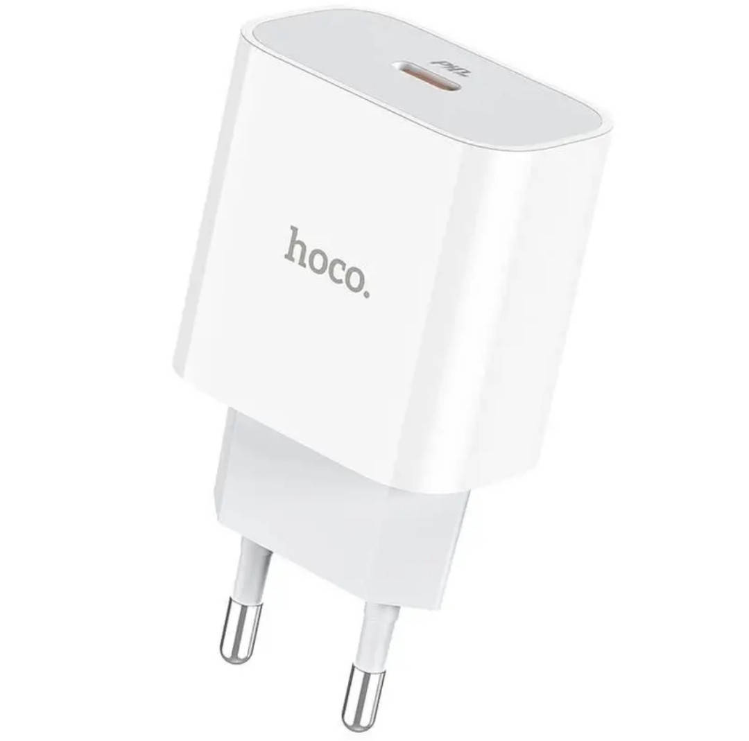 

Блок питания hoco. C76A Plus Быстрая зарядка Quick Charge 3.0 2.0 Type-C 20W Белый, Черный