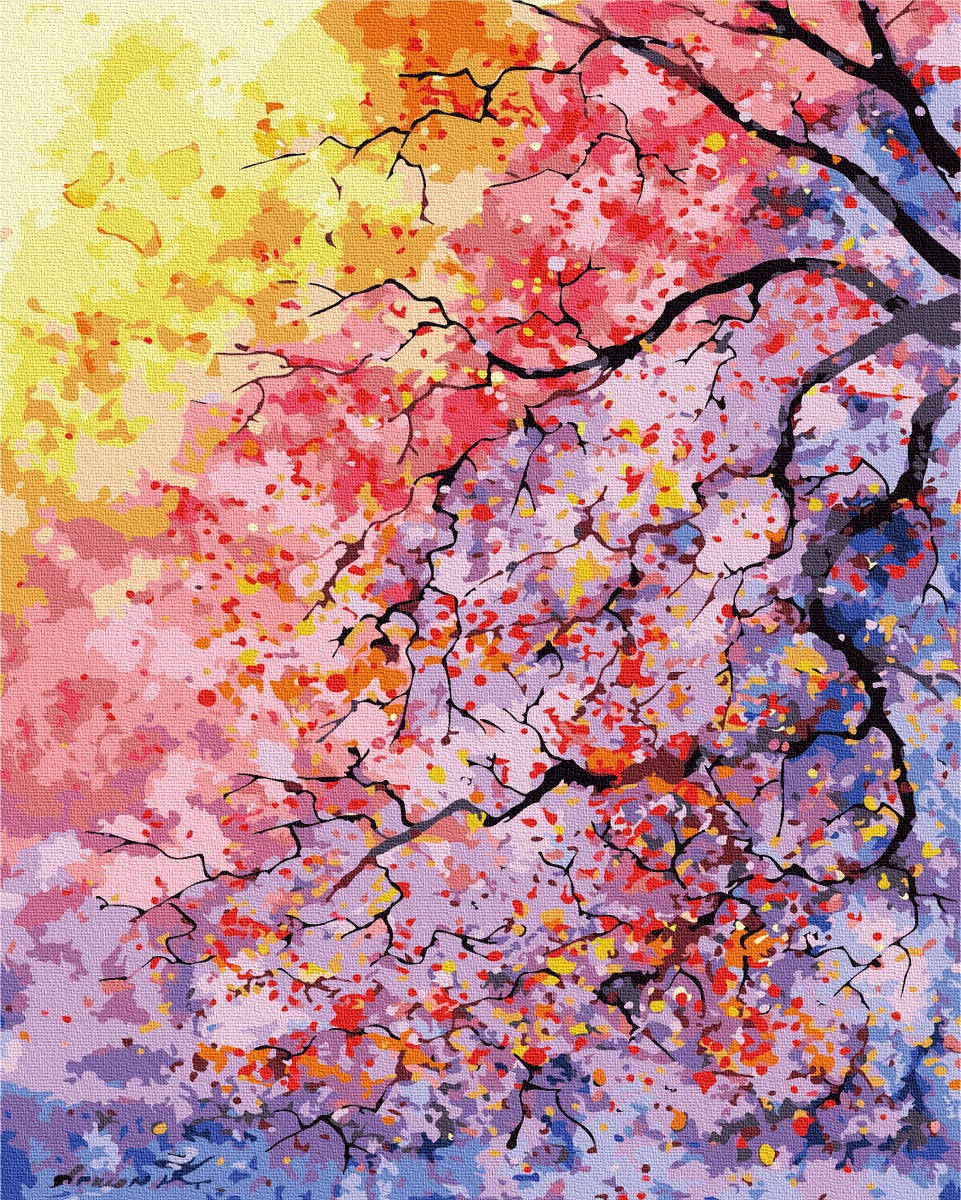 

Картина по Номерам Цветущее дерево 40х50см RainbowArt
